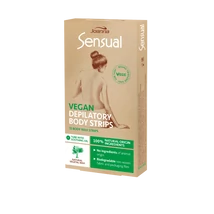 Joanna Sensual Vegán szőrtelenítő szalagok a test szőrtelenítéséhez (6db/krt) 