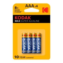 Kodak Max Alkáli Mikro Elem AAA (1,5V) B4 4db-os (10db/krt)
