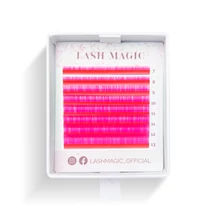 Lash Magic 8 soros színes "classic" műszempilla 0.07 CC hotpink MIX