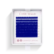 Lash Magic 8 soros színes "classic" műszempilla 0.07 CC kék MIX