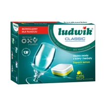 Ludwik mosogatógép tabletta 25db-os Classic (7db/krt)
