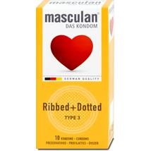 Masculan óvszer 10db-os Ribbed+Dotted (10db/#)