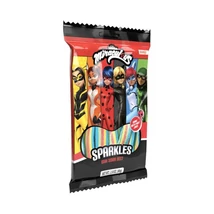 Miraculous-Katicabogár Sparkles Mix Sour Belt-Gyümölcsös savanyú gumiszíj 80g (12db/krt)