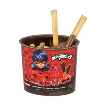 Miraculous-Katicabogár Dip'n go kakaós mogyorókrém és ropogós pálcikák 55gr (24db/krt)