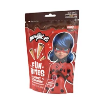 Miraculous-Katicabogár Fun Bites csokoládéba mártott tölcsér 60gr (12db/krt)