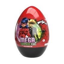 Miraculous-Katicabogár Mega Surprise Egg-Óriás meglepetés tojás persely 160g (18db/krt)
