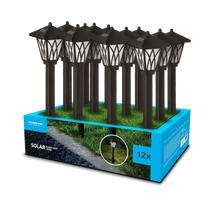Modee Lighting LED Szolár Napelemes Leszúrható Lámpa GS005 (38cm)(12db/display)