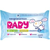 Neogranormon Baby baba törlőkendő 55lapos Soft clean (aloe+kamilla)(16db/krt)