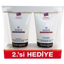 Neutrogena kézkrém 2*75ml illatanyaggal koncentrált és illatanyag mentes (6db/krt/TR)