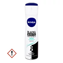 Nivea MEN dezodor 150ml Invisible Black&White Fresh (6db/#)