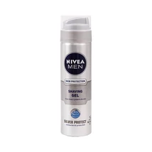 Nivea borotvagél 200ml Silver Protect (6db/#)