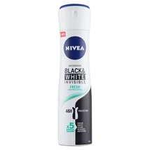 Nivea dezodor 150ml Invisible Black&White Fresh (6db/krt)