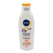 Nivea naptej 200ml 50+Very High Kids Protect&Sensitive (12db/krt)