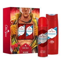 Old Spice ajándékcsomag (dezodor+tusfürdő) Whitewater (9db/#) Old Spice ajándékcsomag (dezodor+tusfürdő) Whitewater (9db/#)