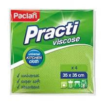 Paclan Practi Viscose univerzális törlőkendő 4db-os 35*35cm (28db/krt) Paclan Practi Viscose univerzális törlőkendő 4db-os 35*35cm (28db/krt)