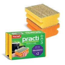 Paclan Practi Silver King szivacs 2db-os (48db/krt)