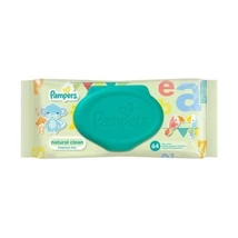 Pampers popsitörlő 64-es kupakos Natural Clean (12db/#)