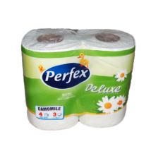 Perfex Delux wc papír 4tek. 3rtg. 150lap Kamillás (21db/#)