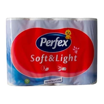 Perfex Soft&Light wc papír 24tek. 3rtg. (6db/#) Perfex Soft&Light wc papír 24tek. 3rtg. (6db/#)