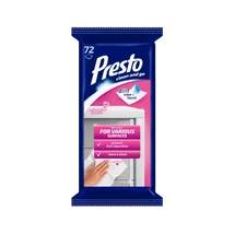 Presto törlőkendő 72db-os Bútorápoló antisztatikus (8db/#)