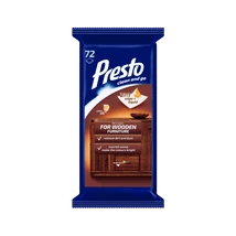 Presto törlőkendő 36/72db-os Bútorápoló fa felületekre (6db/#)