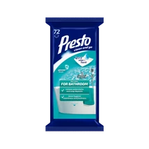 Presto törlőkendő 72db-os Fürdőszobai (8db/#)