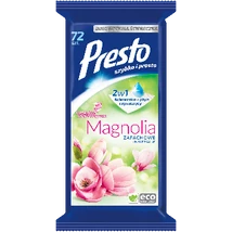 Presto törlőkendő 72db-os univerzális magnólia illattal (12db/krt)