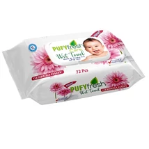 Pufy Fresh popsitörlő kupakos 72db-os Gerbera (36db/krt)