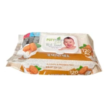 Pufy Fresh popsitörlő kupakos 120db-os Mandulatej (12db/krt)