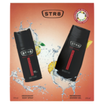 STR8 ajándékcsomag (dezodor+tusfürdő) Red Code (6db/krt)