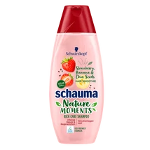 Schauma sampon 250ml Nature Moments Strawberry, Banana&Chia Seeds (6db/#)