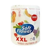 Soft Flower XXL kéztörlő 300lapos mintás (6db/#)