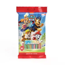 Mancs őrjárat Sparkles Filled Sour Belt-Töltött savanyú gumiszíj 80g (12db/krt)