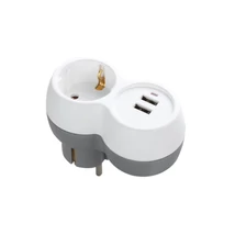 Technik Professional Elosztó Fali 1utas+2USB-A (100db/krt)