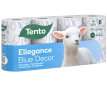 Tento wc papír 8tek. 3rtg. 150lap Ellegance Blue Decor (7db/krt)
