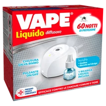 Vape elektromos Szúnyogriasztó folyadékos készülék 60 éjszakás Invisible (12db/#)