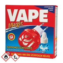Vape elektromos Szúnyogriasztó folyadékos készülék 60 éjszakás Magic / Classic(12db/#)