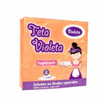 Violeta szalvéta 2rét. 25db-os 38x38cm Narancs (48db/#)