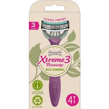 Wilkinson Extreme3 ECO Green Beauty 4db-os női eldobható borotva (10db/#)