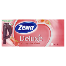 Zewa 90-es papír zsebkendő Deluxe Creamy Strawberry (40db/#)