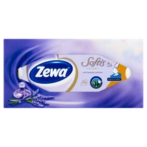 Zewa dobozos pzs. 4rtg. 80lap Softis Lavender (18db/#)