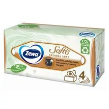 Zewa dobozos pzs. 4rtg. 80lap Soft&Natural (18db/krt)