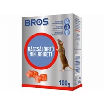 Bross Rágcsálóírtó paraffinos blokk, mini brikett 100gr (12db/krt)