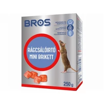 Bross Rágcsálóírtó paraffinos blokk, mini brikett 250gr (12db/krt)