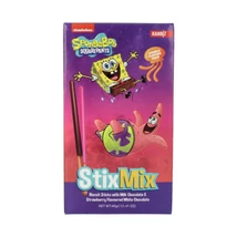Spongyabob ropi eper és csokoládé ízű bevonattal 40gr (16db/krt)