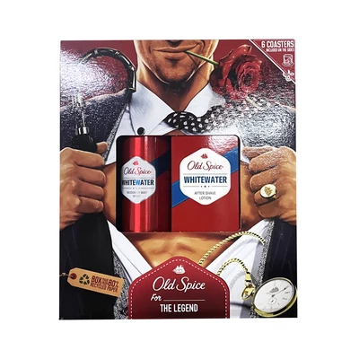Old Spice ajándékcsomag (after shave+dezodor) Whitewater (9db/#)