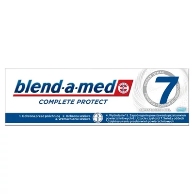 Blend-a-med fogkrém 75ml Complete Crystal White 