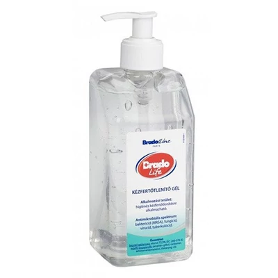 Bradolife kézfertőtlenítő gél 500ml