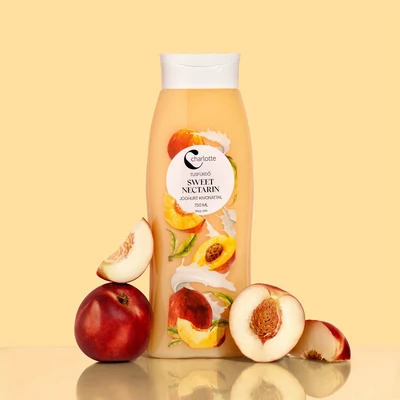 Charlotte tusfürdő 750ml Sweet Nektarin Joghurt kivonattal 