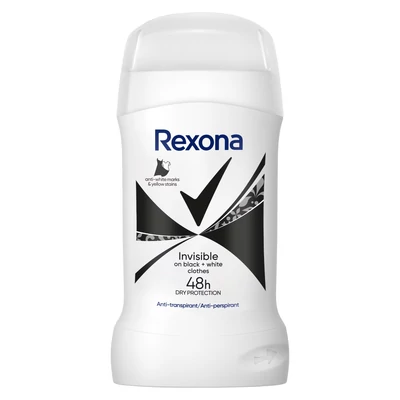 Rexona stift 40ml Invisible Black&White 